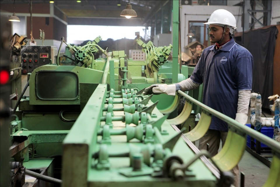 Grinding section